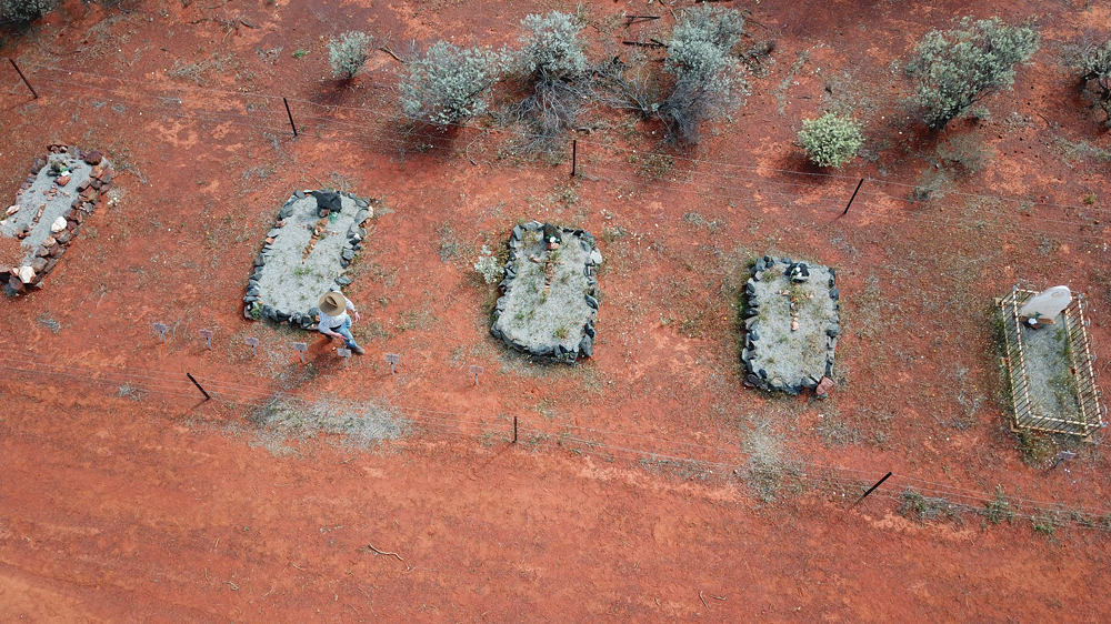 A handful of lonely graves form Gullewa Cemetery, near Yalgoo in WA’s Murchison region. Photo by Samille Mitchell. Horizons OUTBACK #Issue 129.