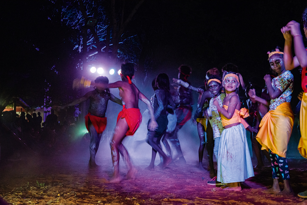 Corroboree Under The Stars showcases Miriuwung and Gajerrong culture at the Ord Valley Muster in Kununurra, WA. Photo by Peter Pap. Photo Essay OUTBACK #Issue 129.