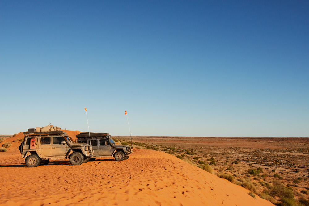 Nappanerica, dubbed 'big red' by adventurer Denis Bartell, is the highest dune in the Simpson Desert.