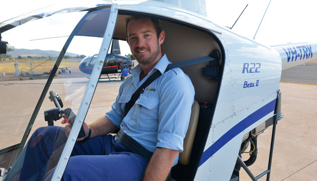 R22 helicopter pilot